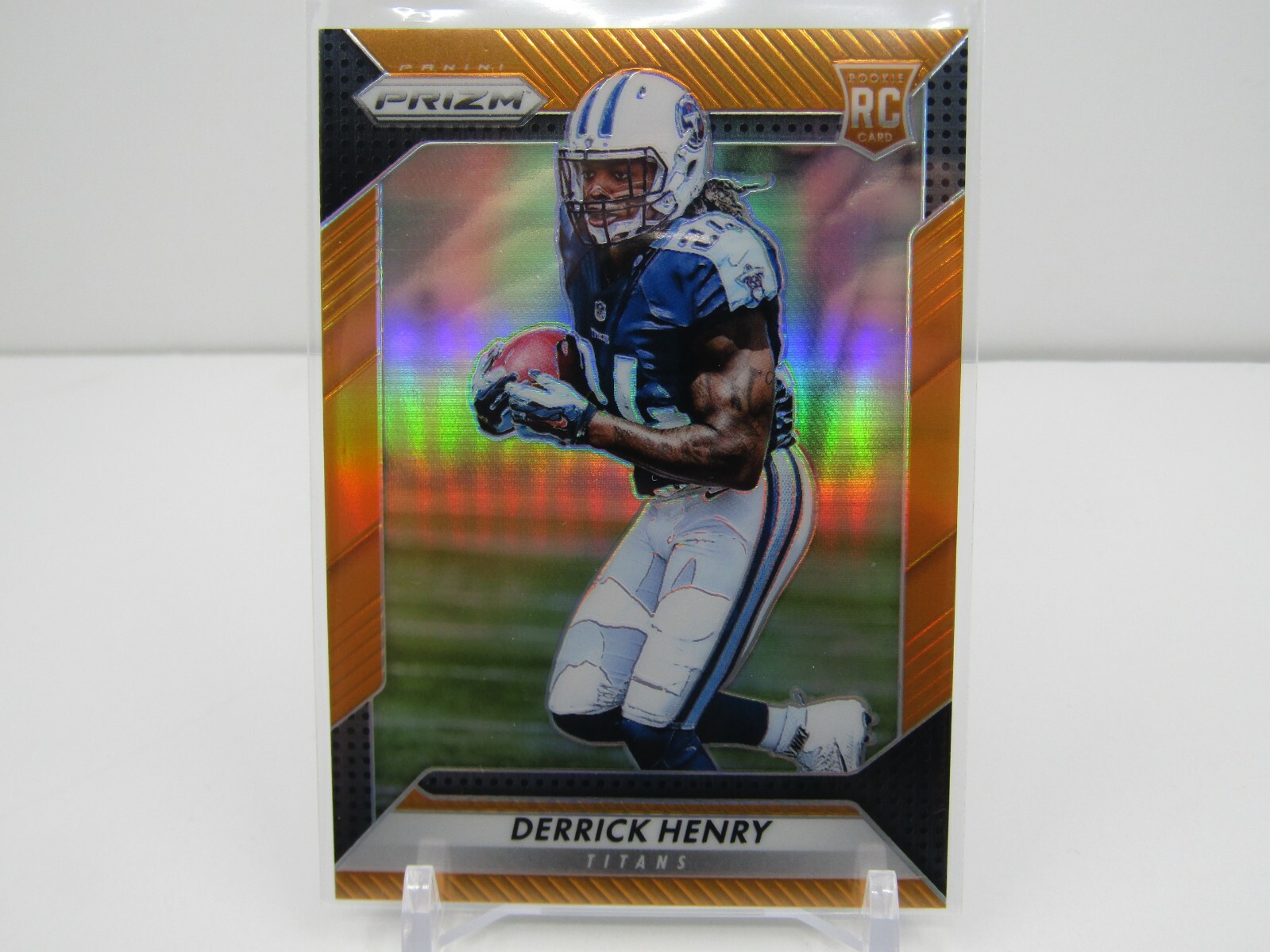 DERRICK HENRY 2016 PRIZM ORANGE PRIZM ROOKIE RC #235/299- TITANS!!