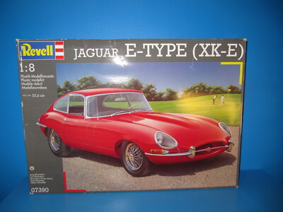 Revell 1:8 Jaguar E- Type ( XK-K ) No. 07390 Ungebaut in OVP 