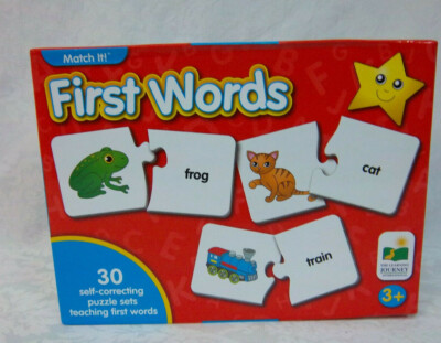 The Learning Journey 30 Self-Correcting Puzzles First Words Learning Large Piece