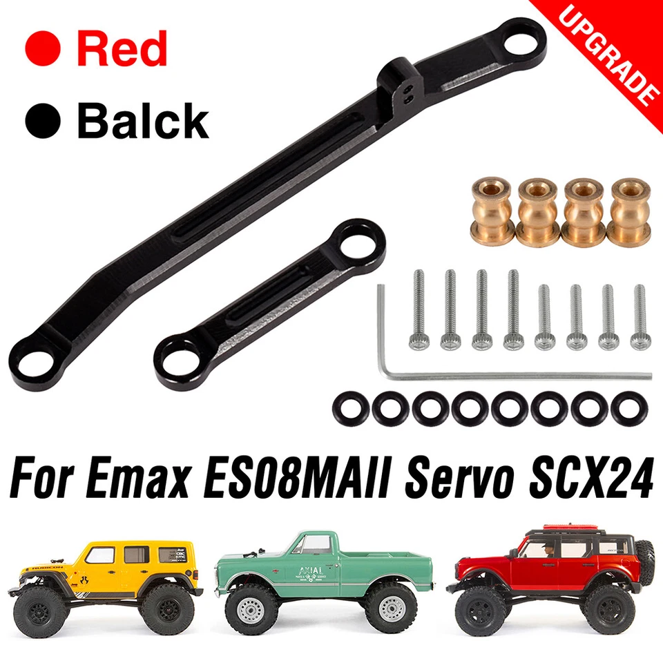 Metall-Lenkgestänge für Emax Servo Axial SCX24 Upgrades Teile 1/24 RC Car - Bild 3 von 4