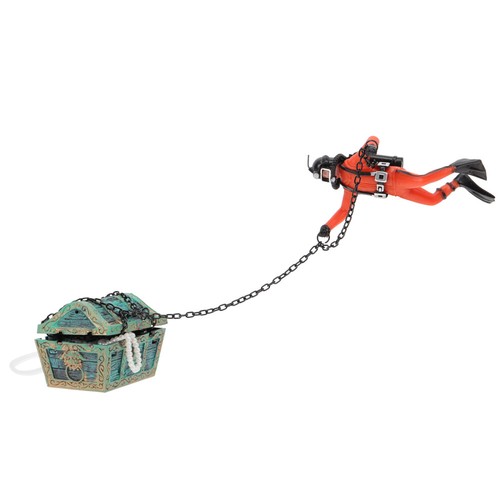 Versunkenen Schatz Belüften Aquarium Decor Fisch Tank Taucher - Bild 6 von 12