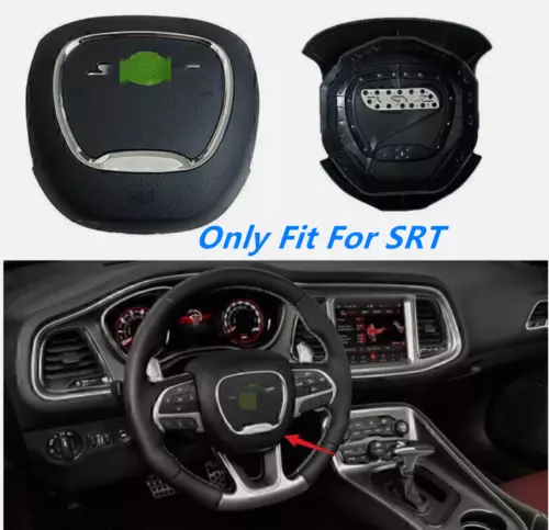 Cubierta del volante del conductor para Dodge Challenger Charger Durango SRT 2015-2024 - Imagen 4 de 8
