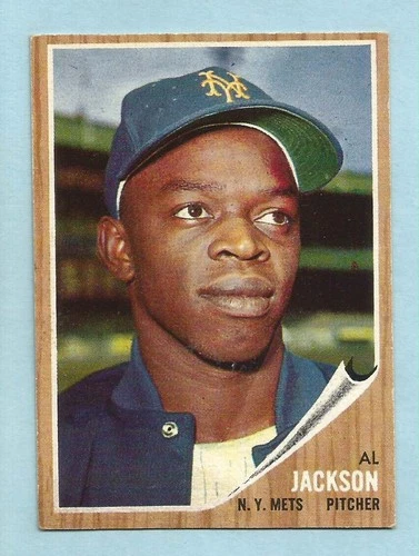 1962 Topps Baseball Al Jackson #464 ROOKIE RC New York Mets EX+