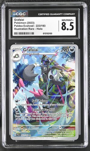 Grafaiai *CGC 8.5* Illustration Rare *Paldea Evolved* #223 *2023* Pokemon