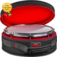 14"X5.5"/14"X6.5" Snare Drum Case 12Mm Thick Padded Gig Bag Lightweight