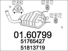 Pot d'échappement Alfa Romeo ALFA 159