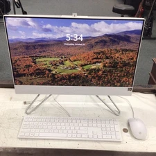 HP-23.8" Full HD Touch-Screen All-in-One-AMD Ryzen 3-8GB RAM-1TB SSD-Shell White