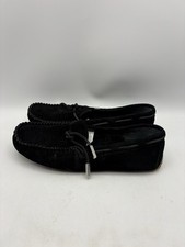 UGG Dakota Women's Moccasin Slippers Black Shearling Suede Size 6M
