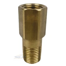 1/4" Female X 1/4" Male NPT Pipe Fitting Extender Extension Adapter Brass