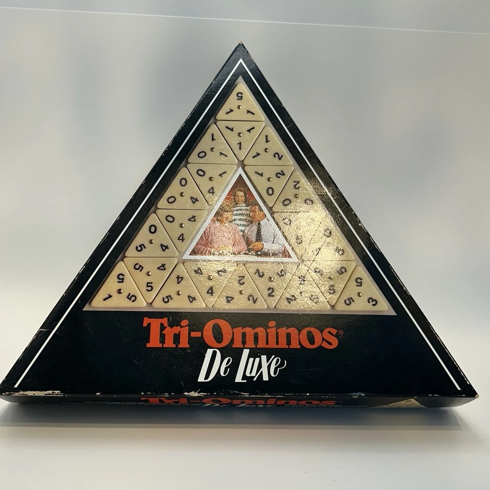Triominos Deluxe De Luxe Triangular dominos Game by Goliath Games Vintage - 100% - Image 2 of 4