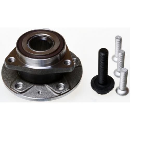 1X Denckermann Radnabe Radlagersatz Vorne FüR VW Golf V 1K1 5K1 5M1 521 Audi A3-image