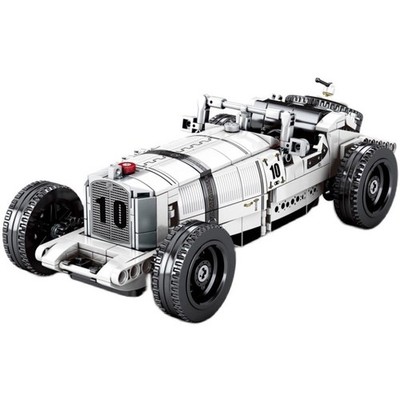 Sy Block 8150 Oldtimer weiß   Pullback Function 492 Teile gebraucht