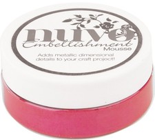 Nuvo Embellishment Mousse-French Rose - 2 Pack