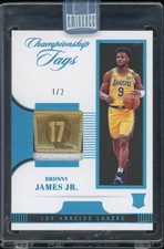2024 Panini Eminence Championship Tags BRONNY JAMES JR. RC Patch /2 WOW