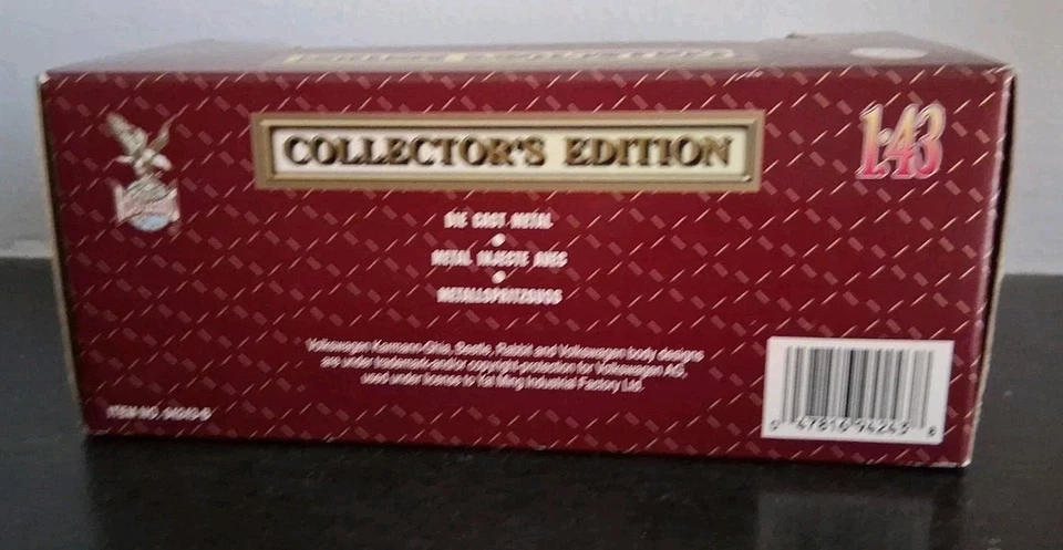 COLLECTOR'S EDITION VOLKSWAGEN BEETLE 1987 SCALA 1/43- CON BOX - Immagine 3 di 4
