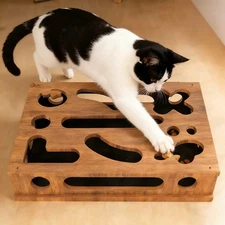 Indoor Cat Nail File Scratch Box Enrichment Alternative to Clippers & Grinders