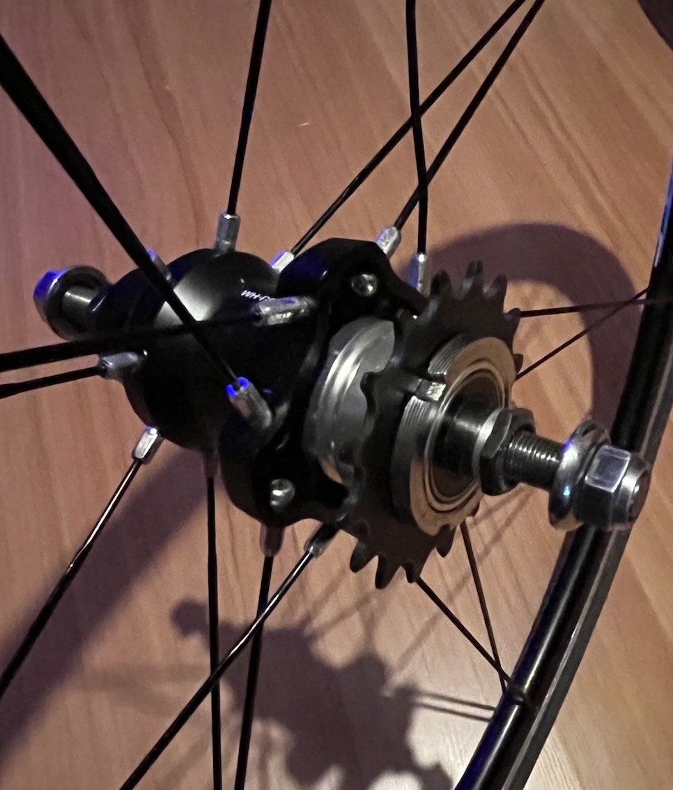 Fixed Gear Track Set Shimano WH-R535 16-Paired Spoke Black 700C