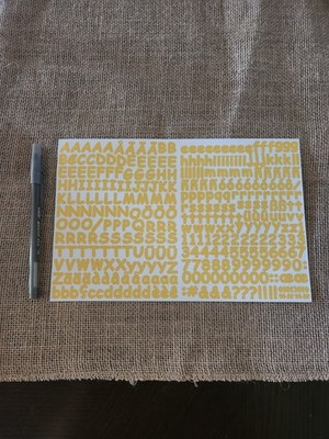 Creative Memories~Mini Sunflower Sassy ABC/123 Stickers