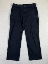 5.11 Tactical Stryke Pants Mens 34 Black Cargo Ripstop Polyester Cotton