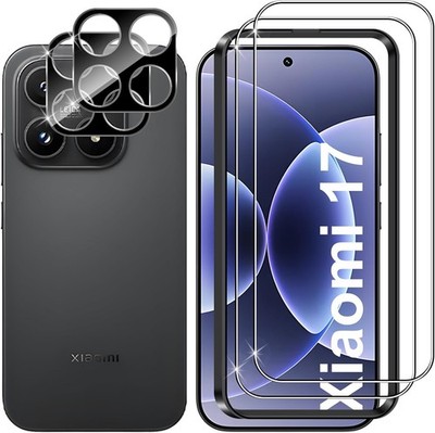 2X Schutzglas ( Display + Kamera ) für Xiaomi 17 Display Full Hartglas 9H