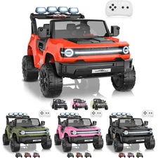 24V Electric Ride on Car for Kids 4x4 Powerful Wheels with Remote Control Music✨