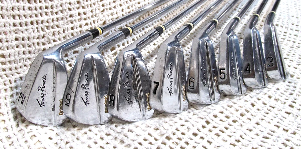 Toney Penna 原装锻造 (3-PW) 8 件套铁杆套装右手 ~ 硬质钢杆身 — 第 4/4 张图片