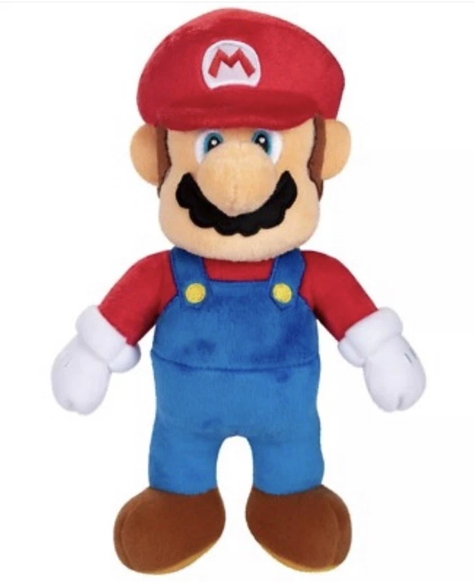 Official Nintendo Super Mario Plush 10” Toys x 4 Mario, Luigi, Yoshi, Fire Mario - Image 3 of 4