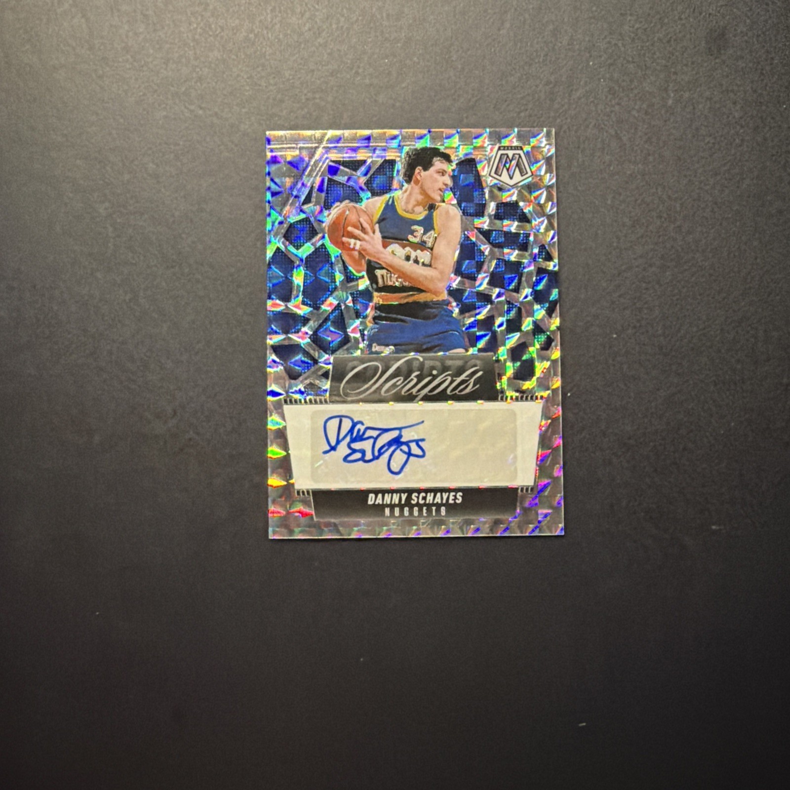 2024-25 Panini Mosaic - Scripts Danny Schayes, Danny Schayes #MS-DSD (AU)