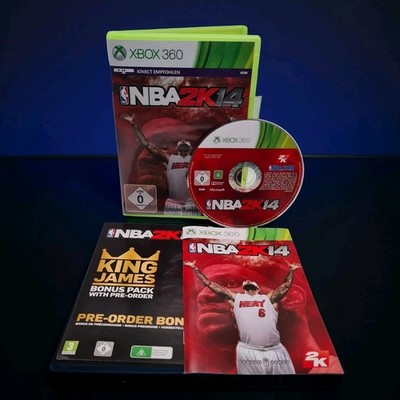 NBA 2K14 Xbox 360 mit Anleitung & King James Bonus Pack   LeBron James Edition 