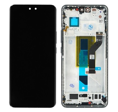 LCD Display Touchscreen Bildschirm Rahmen Schwarz für Xiaomi 13 Lite 5G & WKZ