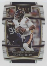 2021 Panini Select Concourse Silver Prizm Die-Cut Justin Fields #50 3pu