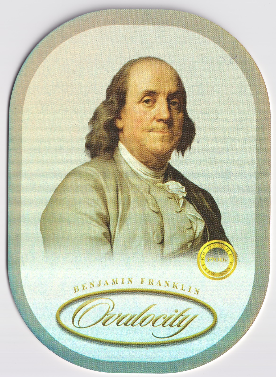 2024 Pieces of the Past 1700's Edition Benjamin Ben Franklin Ovalocity #I-266 v2