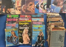 Huge Lot Easyriders Motorcycle Magazines Vintage 13 VG, 36 Ripped Covers, 13 CF