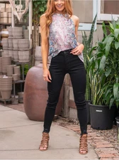 Judy Blue jeans 7/28 Skinny Black JB88551