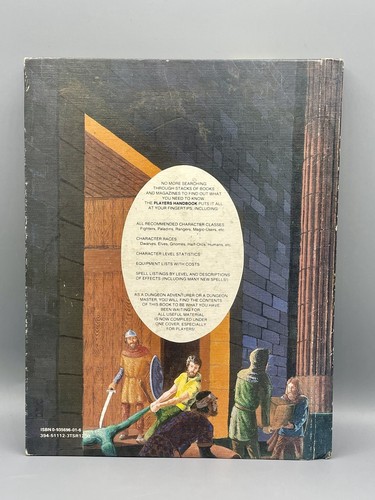 AD&D Players Handbook Gary Gygax TSR 6th Print 1980 - Picture 6 of 24