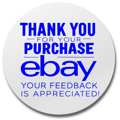 #ad 2” Round Thank You for Your Purchase eBay Stickers Holographic amp; Color Variation $3.29