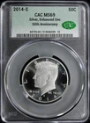 2014 S CAC MS69 Kennedy Half 50th Anniversary Set Enhanced Silver (2431318)