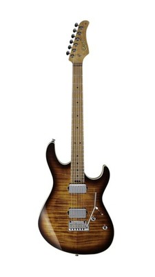 Cort 6 String Solid-Body Electric Guitar, Right, Antique Violin Burst...