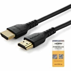 Startech 3.3Ft 1M Slim Hdmi 2.0 Cable Flexible Premium Hdmi Cord With Ethernet 4
