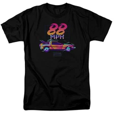 Back To The Future 88 Mph Mens T Shirt Black Officially Licensed