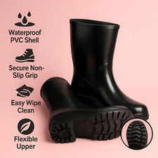 Ladies Womens Wellies Wellington Boots Rainy Boots Waterproof Durable Gardening
