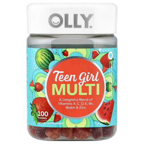 Teen Girl Multi Gummies, Berry Melon Besties, 100 Gummies