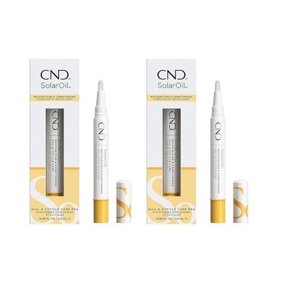 CND SolarOil & RescueRXx, Cuticle Oil Pen, Keratin Nail Treatment Pen, 2 Pack
