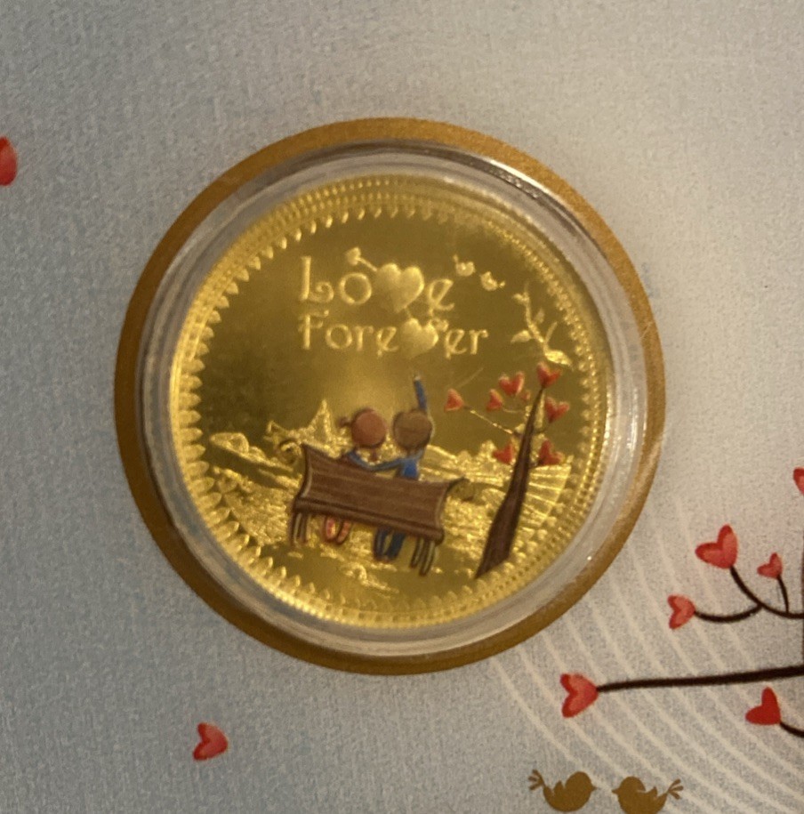 PAMP MMTC ‘Love Forever’ Colored Gold Round 5 g 999.9 fine 