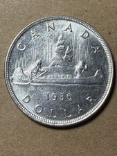 1936 Canadian Silver Dollar - As Shown! (#2456)