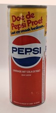 Vintage 1986 International Holland Pepsi Can with Top Banner -229