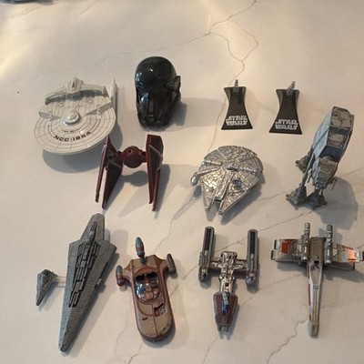 Hasbro Titanium Series Star Wars Star Wars Ships Die Cast Lot of 9