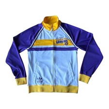 Adidas Originals LA Lakers Zip Up Track Jacket Men  s Med NBA Trefoil