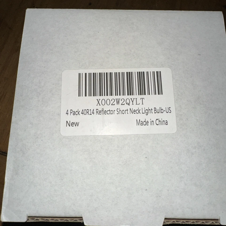 6 Pack 40R14 Reflector Short Neck Light Bulbs R14 E26 120V 40W - Image 2 of 3