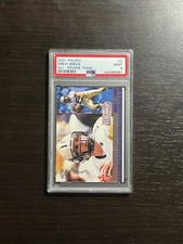 DREW BREES 2001 Pacific All-Rookie Team RC Card #2 Graded PSA 9 Mint Saints. rookie card picture